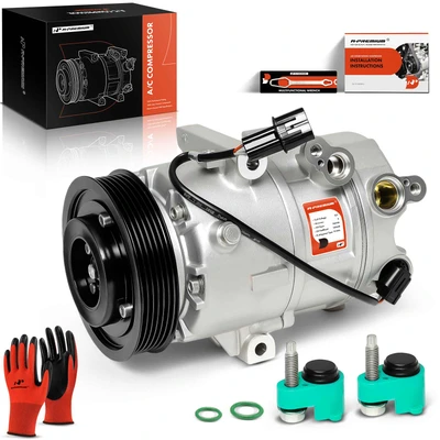 AC Compressor with Clutch & Pulley