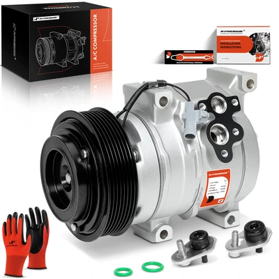 AC Compressor with Clutch & Pulley