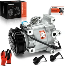 2013-2014 Chevrolet Spark AC Compressor with Clutch with 4-Groove Pulley A-Premium APACC683