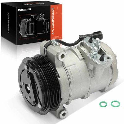 2007-2011 Jeep Wrangler AC Compressor with Clutch with 6-Groove Pulley A-Premium APACC323
