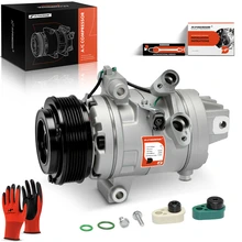 2009-2013 Mazda 6 A/C Compressor with Clutch with 6-Groove Pulley A-Premium APACC1002