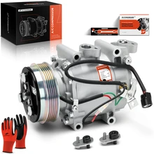 2009-2013 Honda Fit AC Compressor with Clutch with 5-Groove Pulley A-Premium APACC686