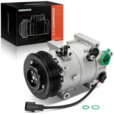 AC Compressor with Clutch & 6-Groove Pulley