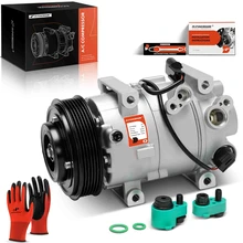 AC Compressor with Clutch & 6-Groove Pulley