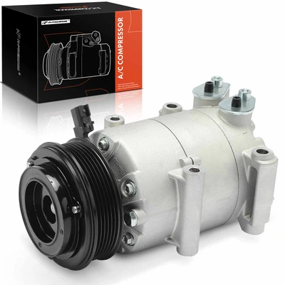 AC Compressor with Clutch & Pulley
