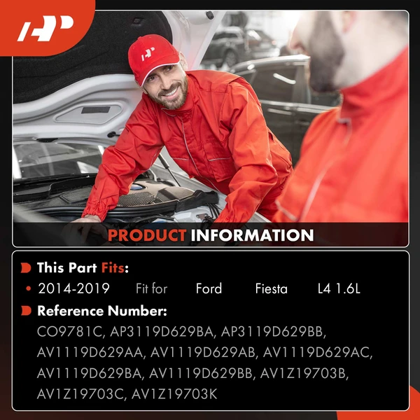 AC Compressor with Clutch with 6-Groove Pulley A-Premium APACC495