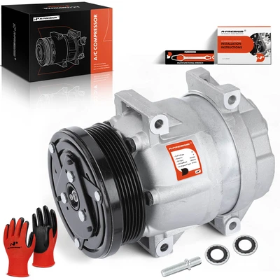 AC Compressor with Clutch & Pulley