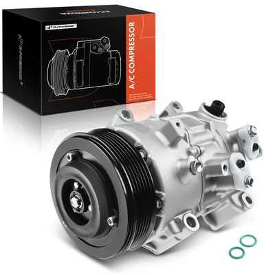 AC Compressor with 6-Groove Pulley