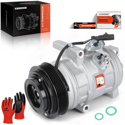 AC Compressor with Clutch & Pulley