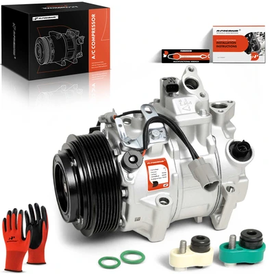 AC Compressor with Clutch & Pulley