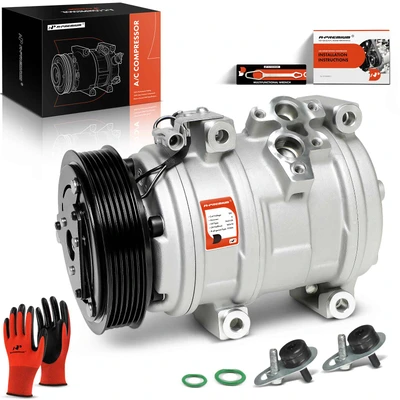 AC Compressor with Clutch & Pulley