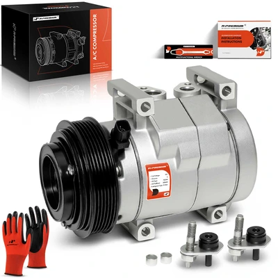 AC Compressor with Clutch & Pulley