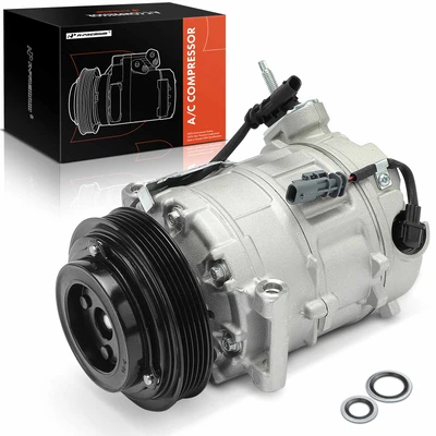 AC Compressor with Clutch & Pulley
