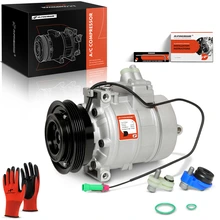 2001-2005 Volkswagen Passat AC Compressor with Clutch with 4-Groove Pulley A-Premium APACC174