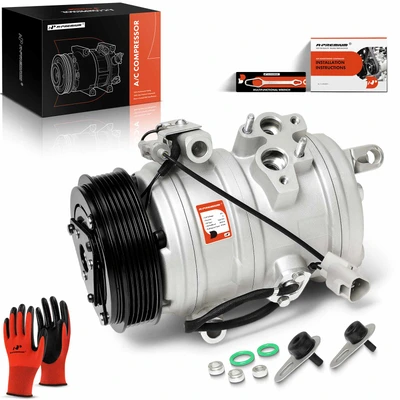 AC Compressor with Clutch & Pulley