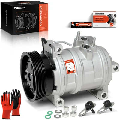 AC Compressor with Clutch & Pulley
