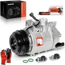 2013-2020 Ford Fusion AC Compressor with Clutch with 4-Groove Pulley A-Premium APACC358