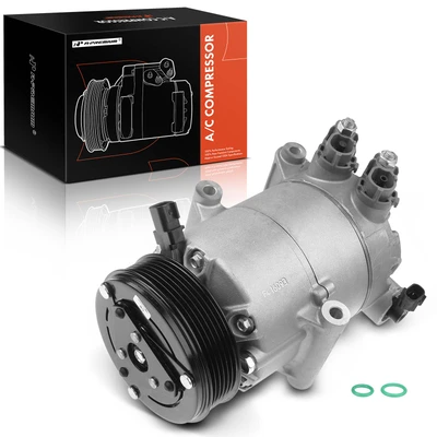 AC Compressor with Clutch & Pulley