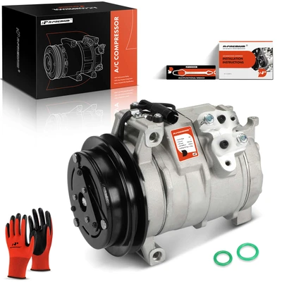 AC Compressor with Clutch & Pulley