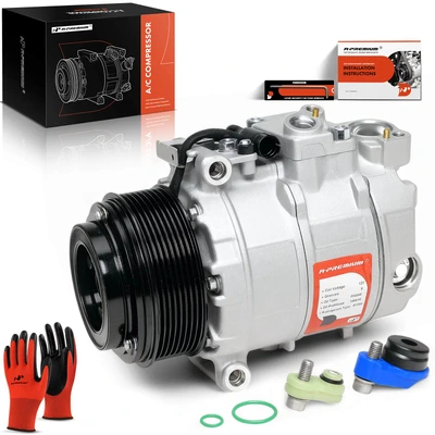 AC Compressor with Clutch & Pulley
