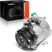 AC Compressor, With Clutch, With 4-Groove Pulley, 4.31 in. Pulley Diameter