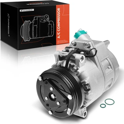AC Compressor with Clutch & Pulley