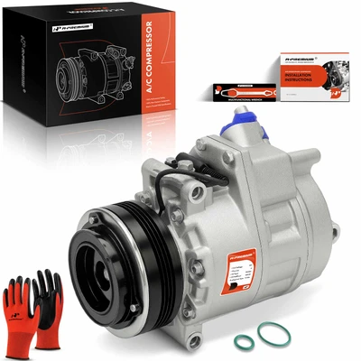 AC Compressor with Clutch & Pulley