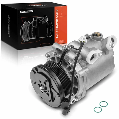 AC Compressor with Clutch & Pulley