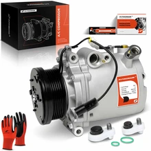 2008-2009 Mitsubishi Lancer AC Compressor with Clutch with 6-Groove Pulley A-Premium APACC259