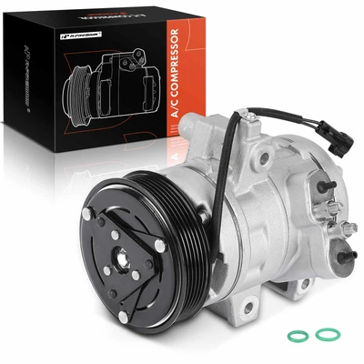 AC Compressor with Clutch & Pulley