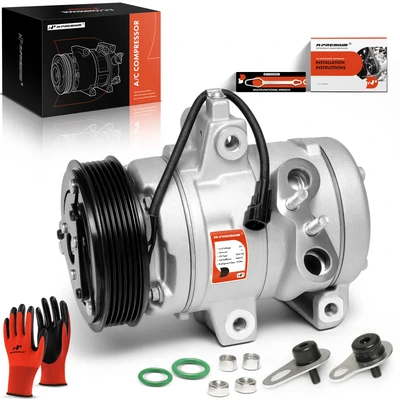 AC Compressor with Clutch & Pulley