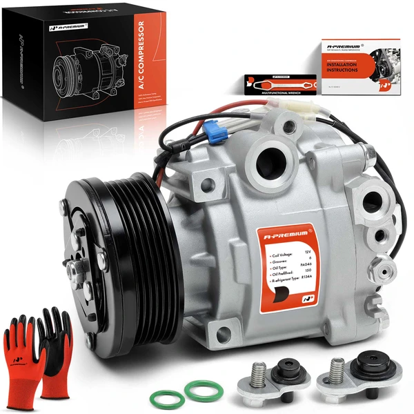 2013-2021 Chevrolet Trax AC Compressor with Clutch with 6-Groove Pulley A-Premium APACC689