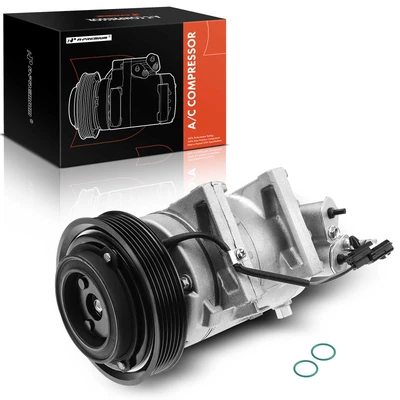 2008-2013 Nissan Rogue AC Compressor with Clutch with 6-Groove Pulley A-Premium APACC332