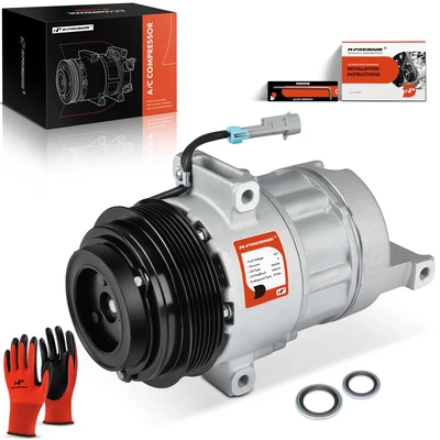 AC Compressor with Clutch & Pulley