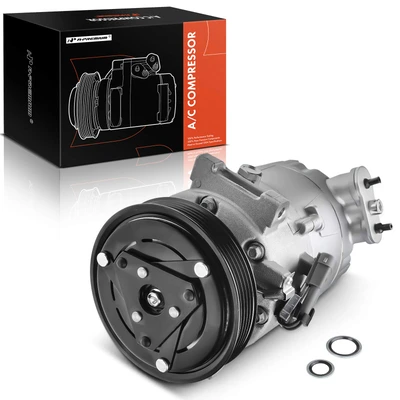 AC Compressor with Clutch & 5-Groove Pulley