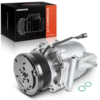 AC Compressor with Clutch & Pulley