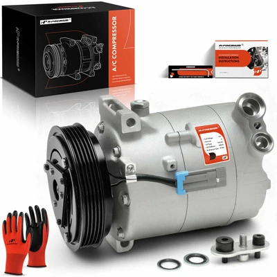 AC Compressor with Clutch & Pulley