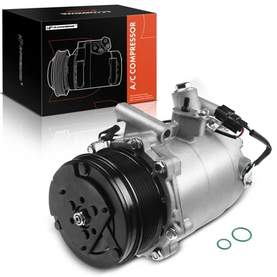AC Compressor with Clutch & Pulley