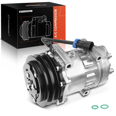 AC Compressor with Clutch & Pulley