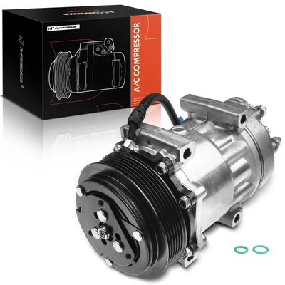 AC Compressor with Clutch & Pulley