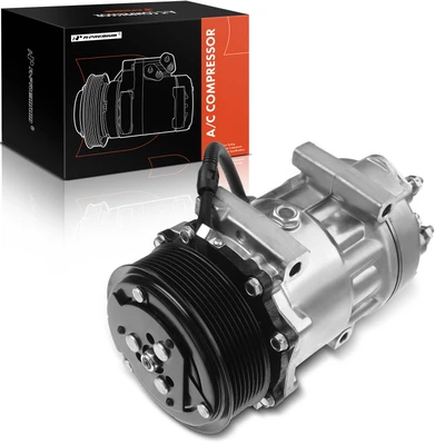 AC Compressor with Clutch & Pulley