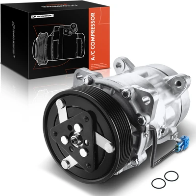 1991-1997 Volkswagen Passat AC Compressor with Clutch with 7-Groove Pulley A-Premium APACC195
