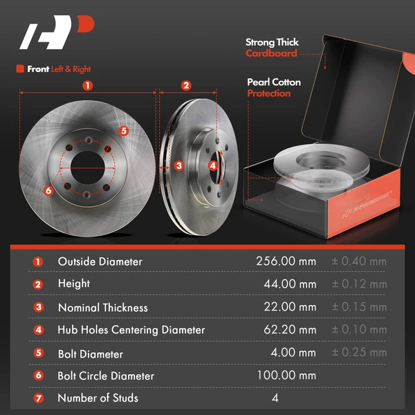 Front Disc Brake Rotors & Pads + Rear Drums & Shoes Kit, 12 Pcs, Front & Rear, A-Premium, APBRPR2013