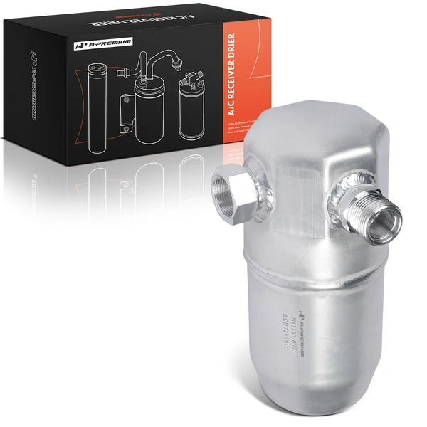 Aluminum AC Receiver Drier for Buick Century Oldsmobile Cutlass Ciera Pontiac