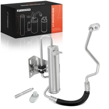 Aluminum A/C Receiver Drier with Hose Assembly for 2009 Dodge Journey