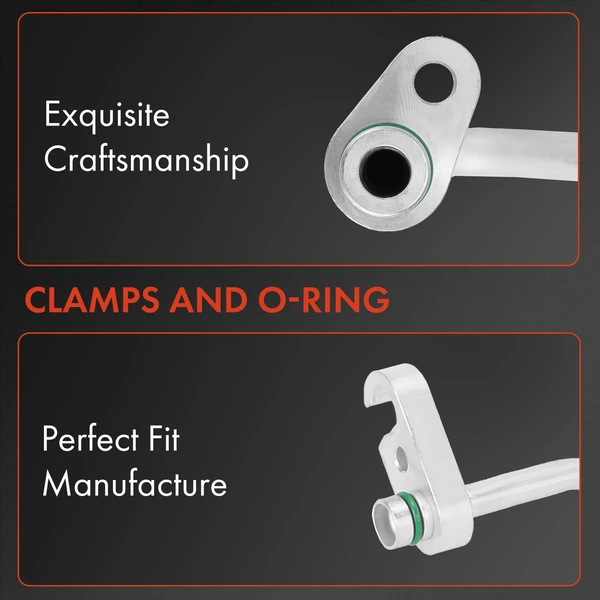AC Discharge Line for INFINITI QX50 2019-2020 Compressor to Condenser