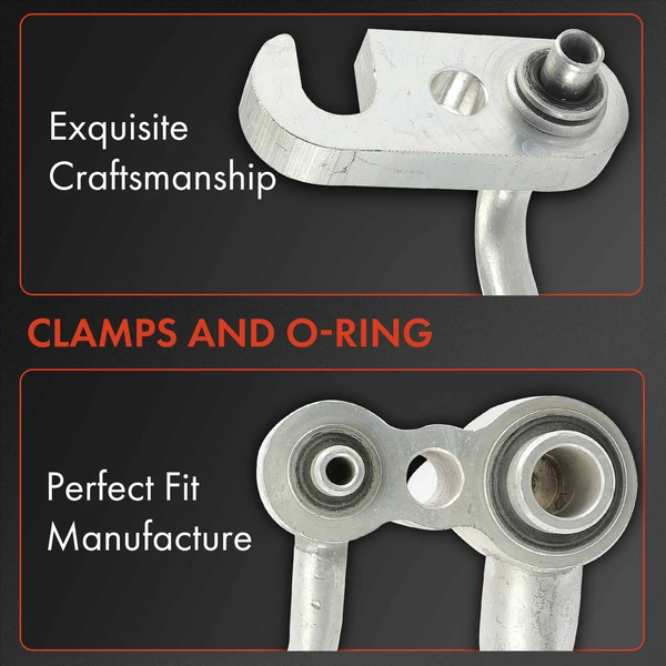 AC Suction and Liquid Hose Assembly for Buick Envision 2016-2020 2.0L 2.5L