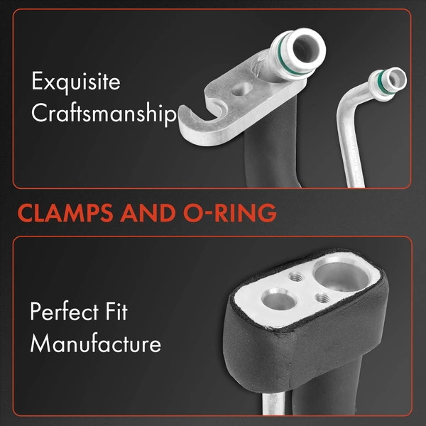 AC Liquid Hose Without Orifice Tube for Toyota Sienna 2011-2012 V6 3.5L