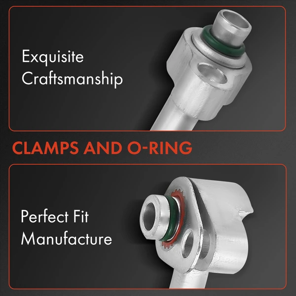 AC Discharge Hose for Ford Fiesta 2011 2012 2013 L4 1.6L