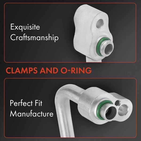 AC Discharge Line for Toyota Corolla 1992-1993 Geo Prizm 1993